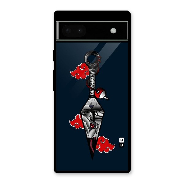 Itachi Kunai Naruto Glass Back Case for Google Pixel 6a