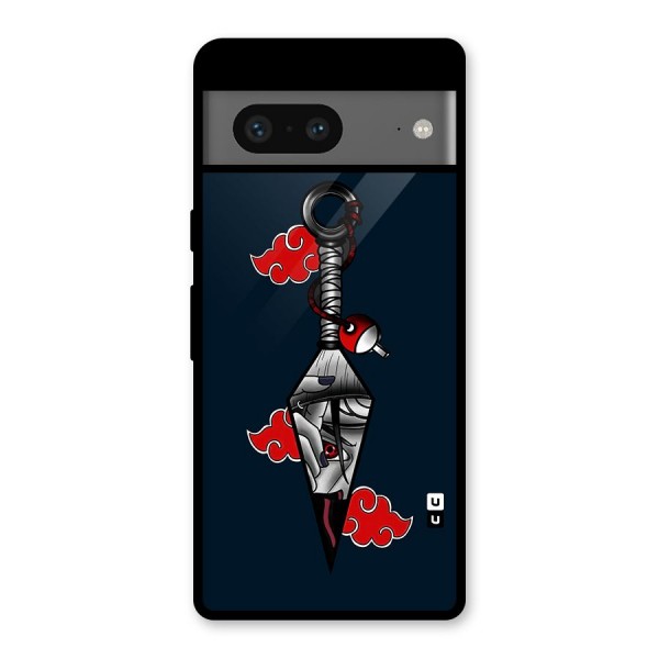 Itachi Kunai Naruto Glass Back Case for Google Pixel 7