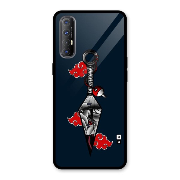 Itachi Kunai Naruto Glass Back Case for Oppo Reno3 Pro