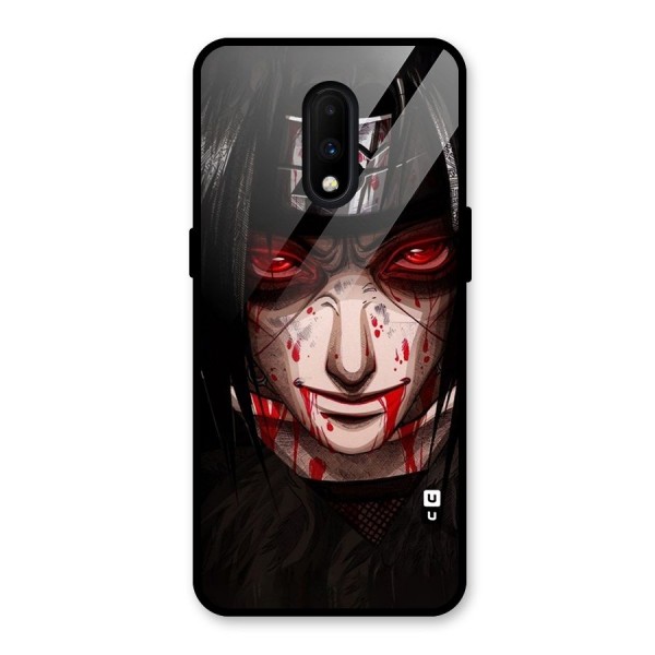 Itachi Uchiha Red Eyes Glass Back Case for OnePlus 7