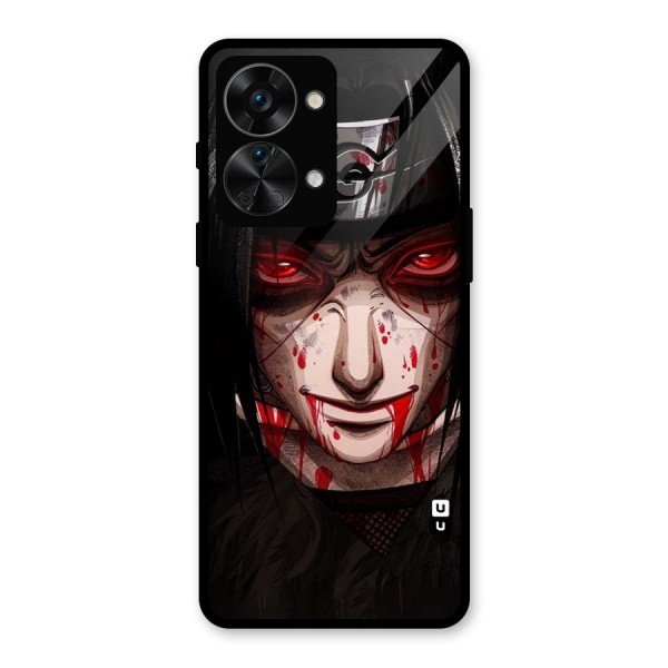 Itachi Uchiha Red Eyes Glass Back Case for OnePlus Nord 2T