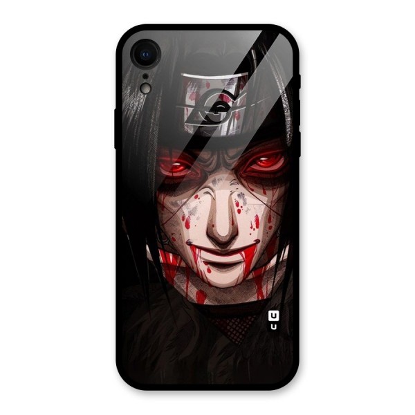 Itachi Uchiha Red Eyes Glass Back Case for XR