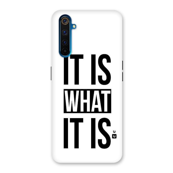 Itis What Itis Back Case for Realme 6 Pro