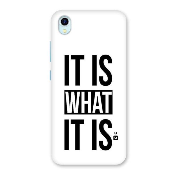 Itis What Itis Back Case for Vivo Y1s