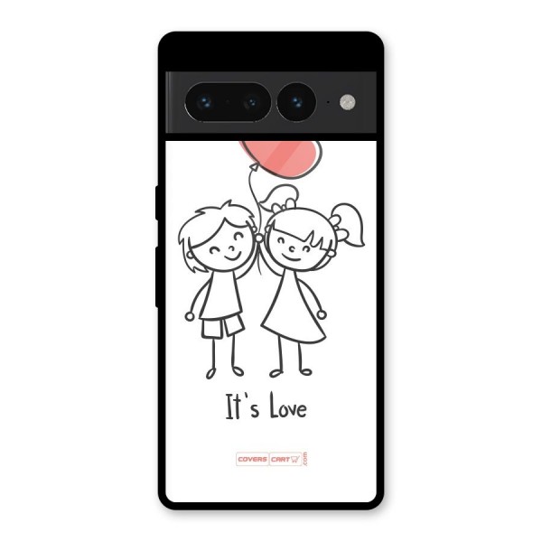 Its Love Glass Back Case for Google Pixel 7 Pro