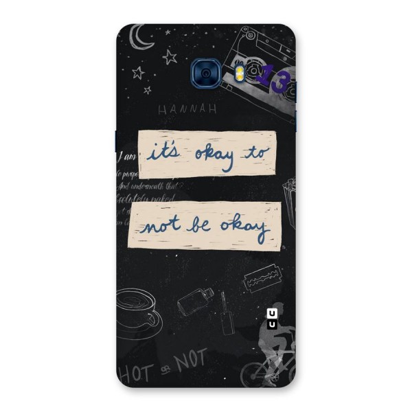 Its Okay Back Case for Galaxy C7 Pro