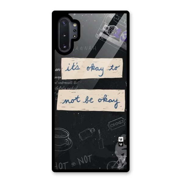 Its Okay Glass Back Case for Galaxy Note 10 Plus