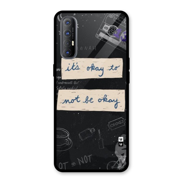 Its Okay Glass Back Case for Oppo Reno3 Pro