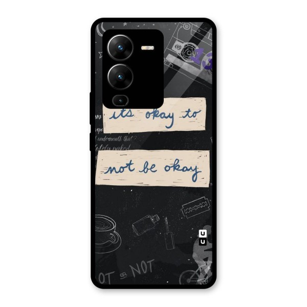 Its Okay Glass Back Case for Vivo V25 Pro