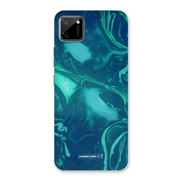 Jazzy Green Marble Texture Back Case for Realme C11