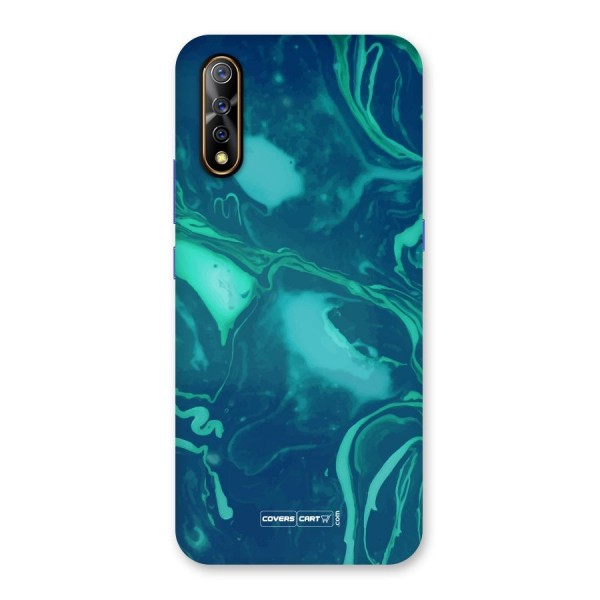 Jazzy Green Marble Texture Back Case for Vivo Z1x