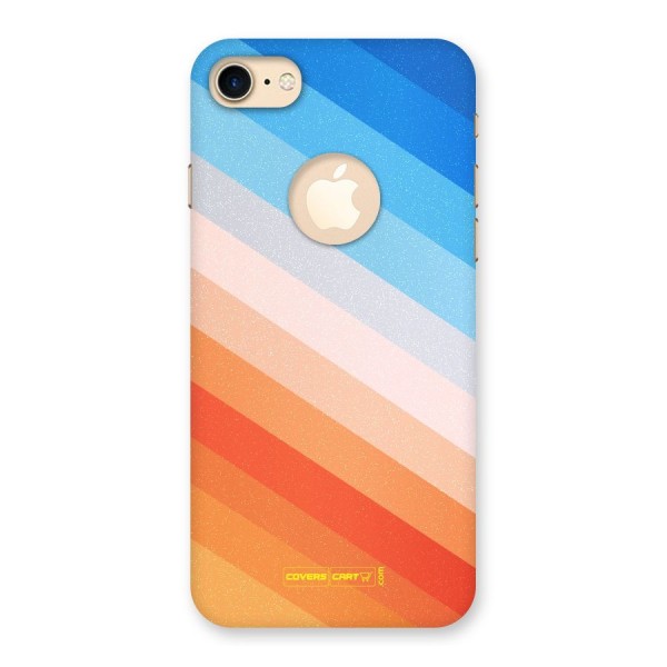 Jazzy Pattern Back Case for iPhone 8 Logo Cut