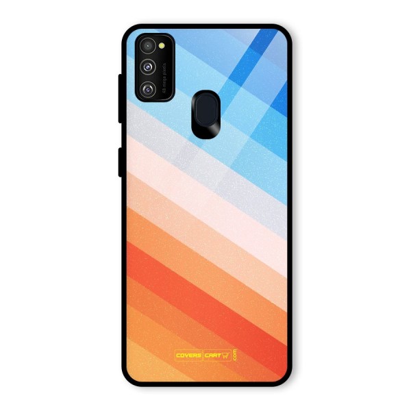 Jazzy Pattern Glass Back Case for Galaxy M30s