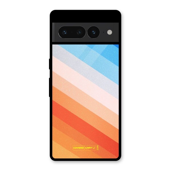 Jazzy Pattern Glass Back Case for Google Pixel 7 Pro