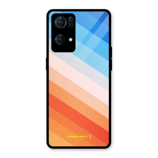 Jazzy Pattern Glass Back Case for Oppo Reno7 Pro 5G