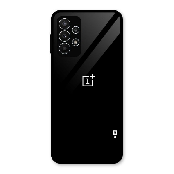 Jet Black OnePlus Special Glass Back Case for Galaxy A23