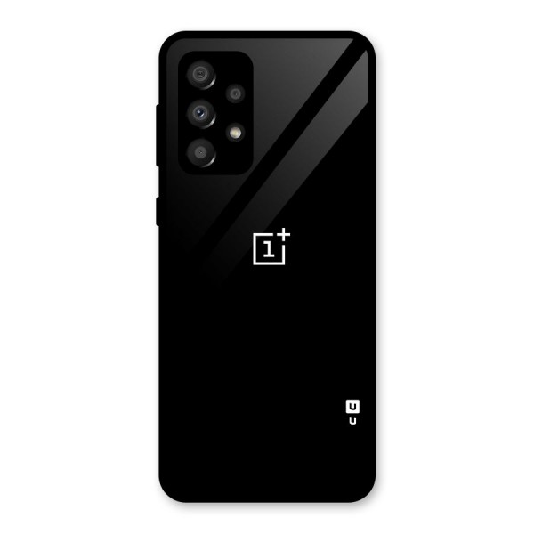 Jet Black OnePlus Special Glass Back Case for Galaxy A32