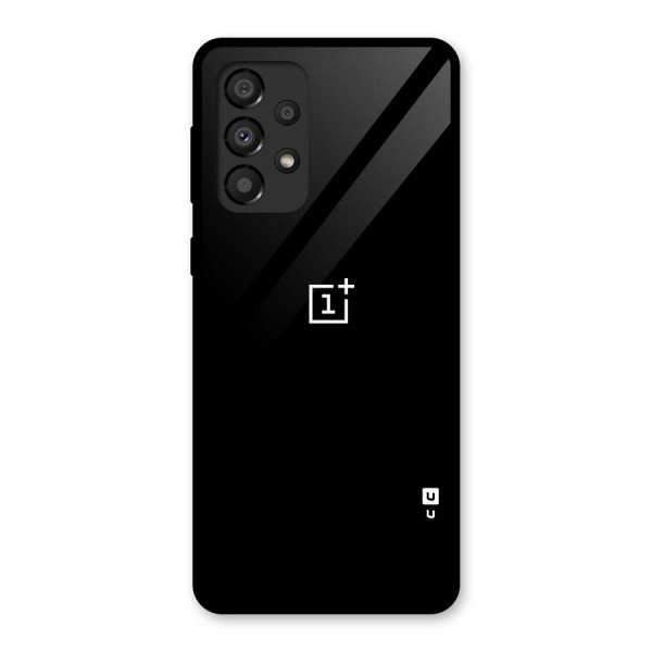 Jet Black OnePlus Special Glass Back Case for Galaxy A33 5G