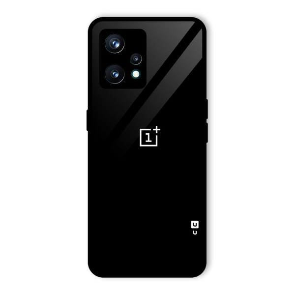 Jet Black OnePlus Special Glass Back Case for Realme 9