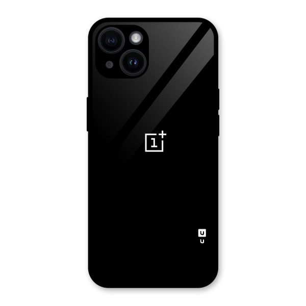 Jet Black OnePlus Special Glass Back Case for iPhone 14