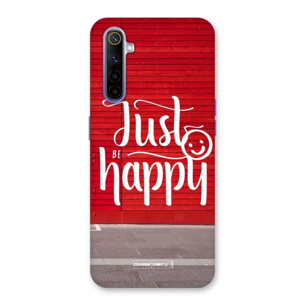 Just Be Happy Back Case for Realme 6i