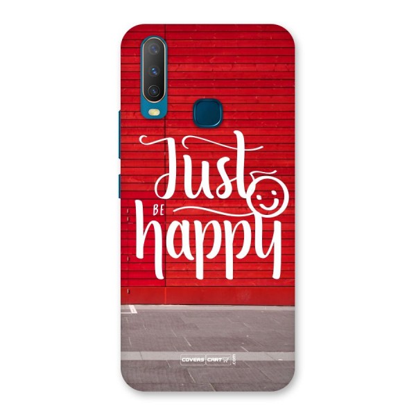 Just Be Happy Back Case for Vivo Y12