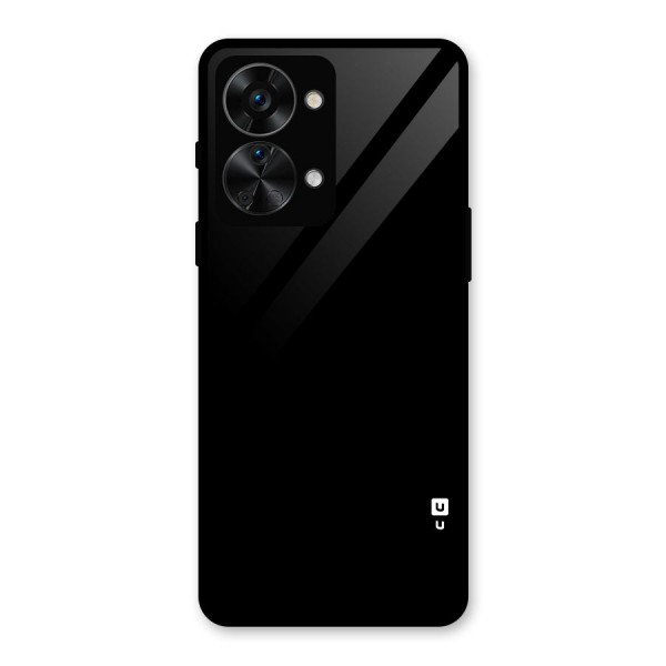 Just Black Glass Back Case for OnePlus Nord 2T