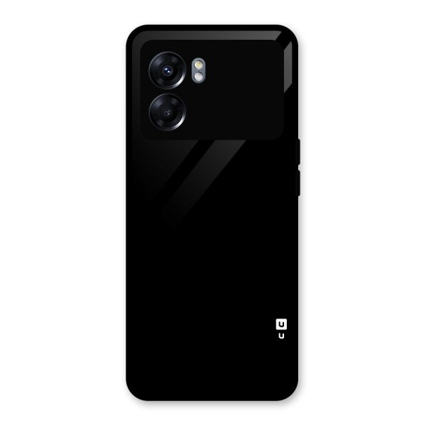 Just Black Glass Back Case for Oppo K10 5G