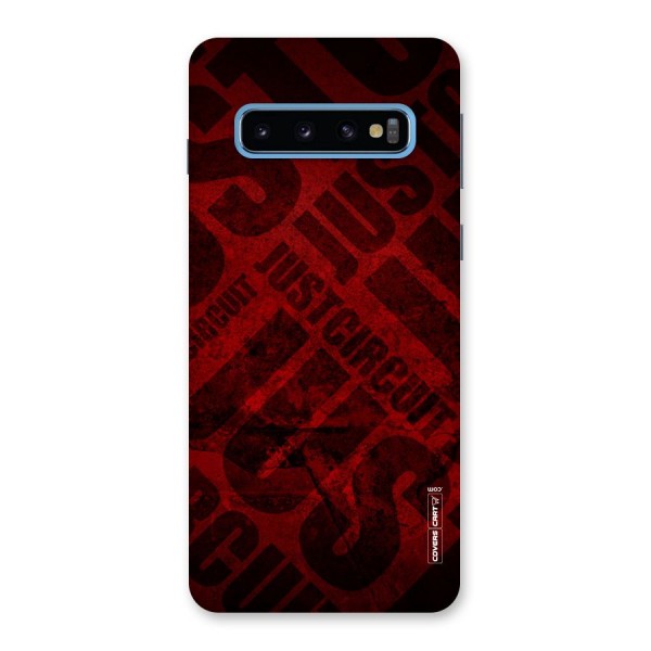 Just Circuit Back Case for Galaxy S10