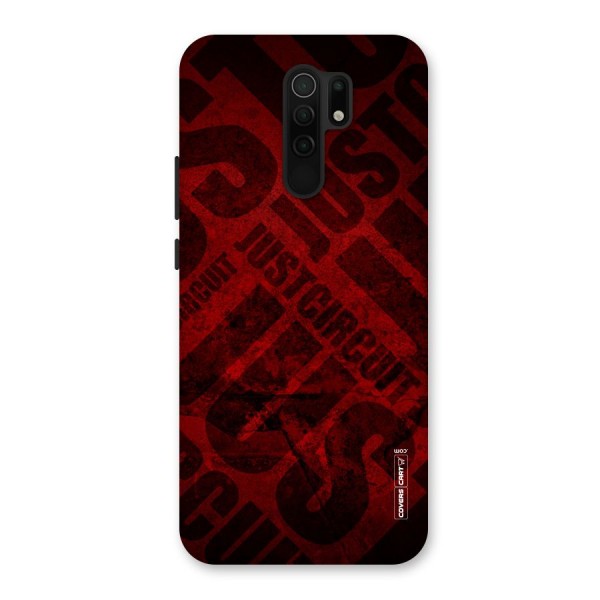 Just Circuit Back Case for Redmi 9 Prime