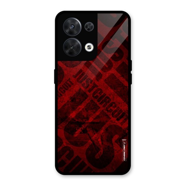 Just Circuit Glass Back Case for Oppo Reno8 5G