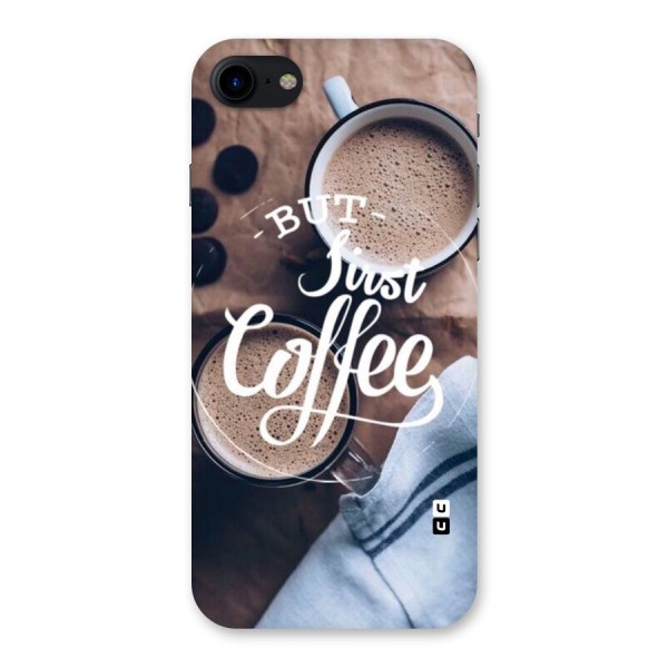 Just Coffee Back Case for iPhone SE 2020