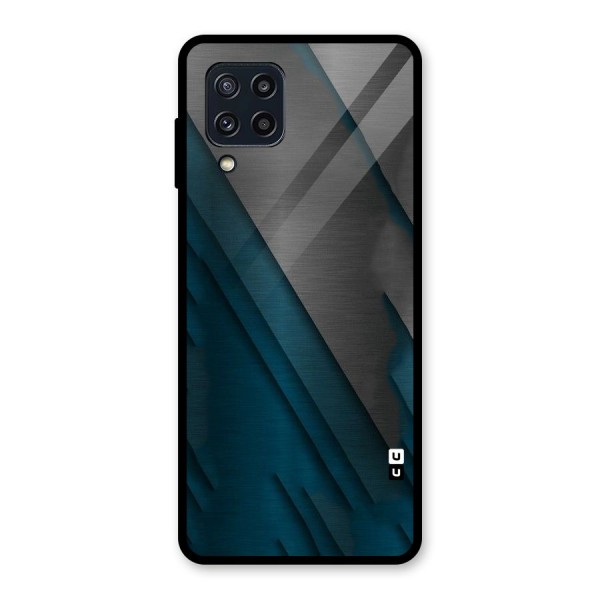 Just Lines Glass Back Case for Galaxy M32