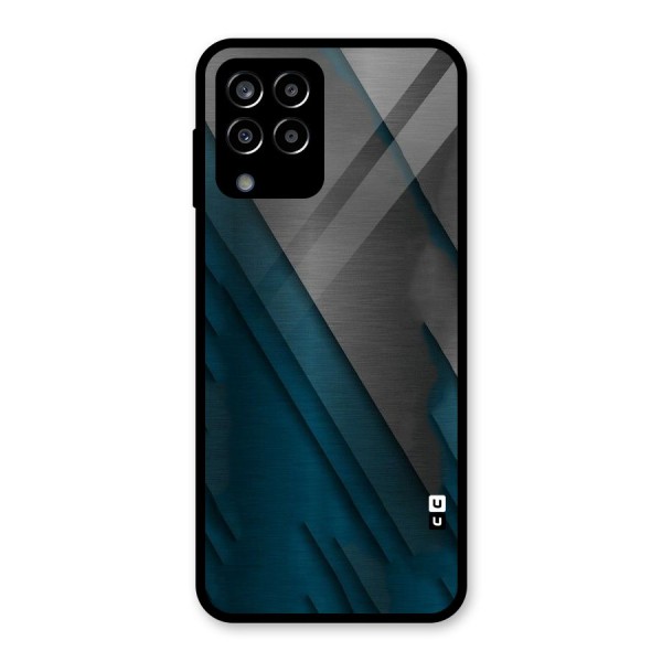 Just Lines Glass Back Case for Galaxy M33