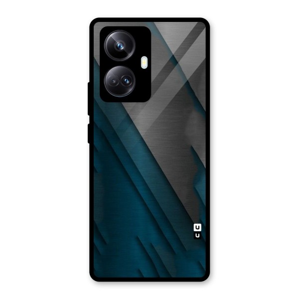 Just Lines Glass Back Case for Realme 10 Pro Plus