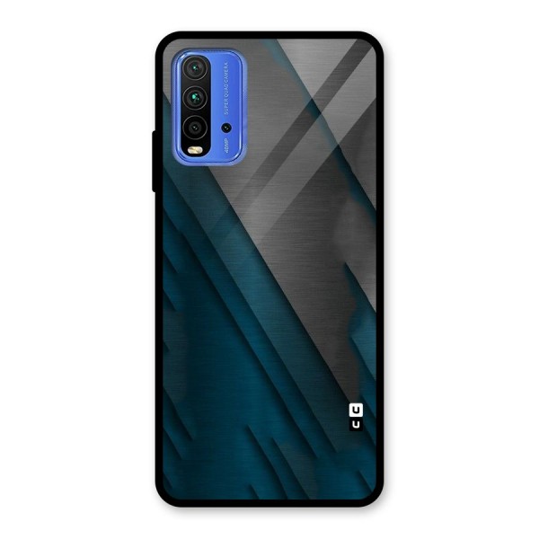 Just Lines Glass Back Case for Redmi 9 Power