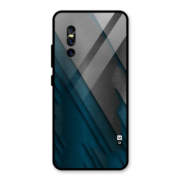 Just Lines Glass Back Case for Vivo V15 Pro