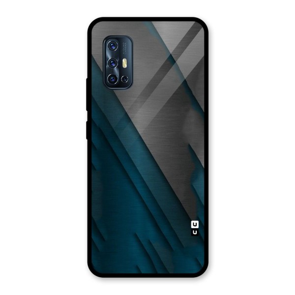 Just Lines Glass Back Case for Vivo V17