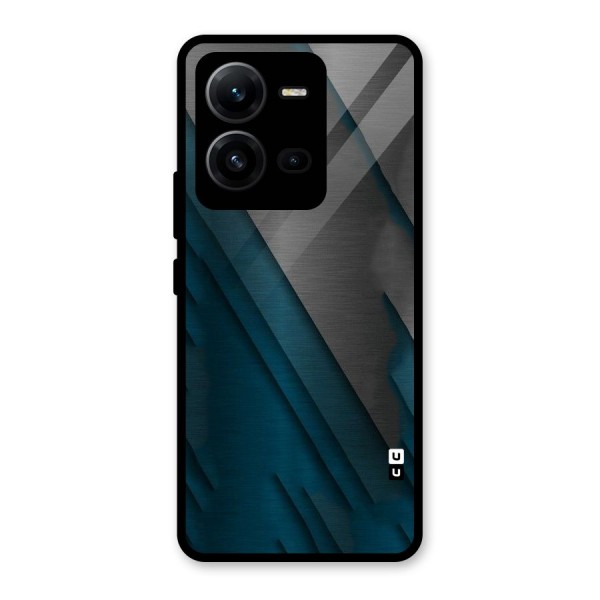 Just Lines Glass Back Case for Vivo V25