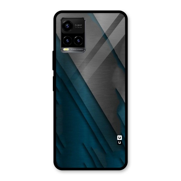 Just Lines Glass Back Case for Vivo Y21 2021