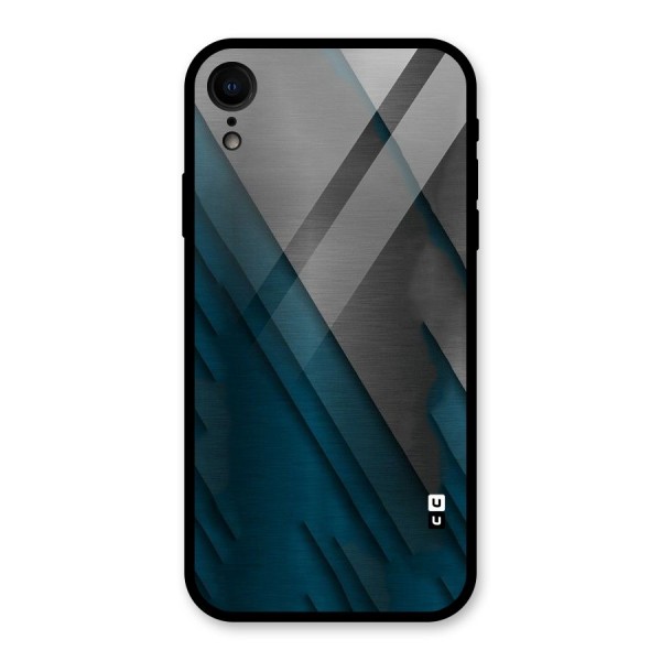 Just Lines Glass Back Case for XR