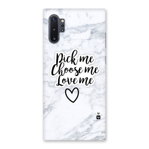 Just Me Back Case for Galaxy Note 10 Plus