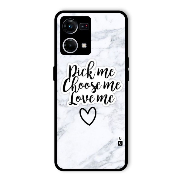 Just Me Glass Back Case for Oppo F21s Pro 4G