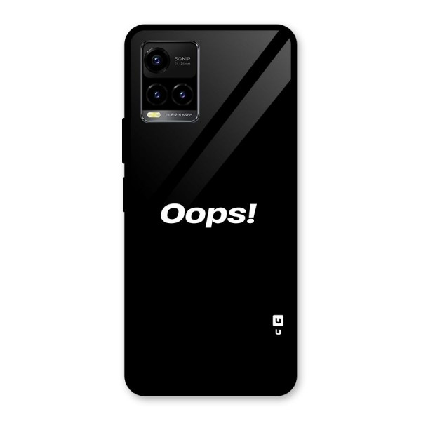 Just Oops Glass Back Case for Vivo Y21 2021