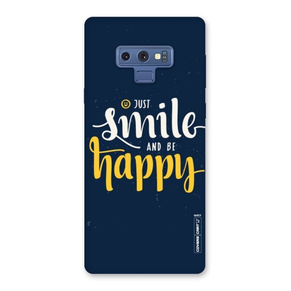 Just Smile Back Case for Galaxy Note 9