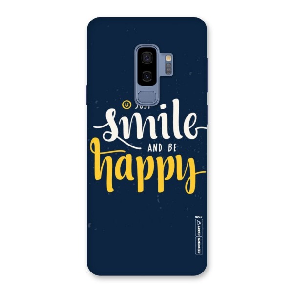 Just Smile Back Case for Galaxy S9 Plus