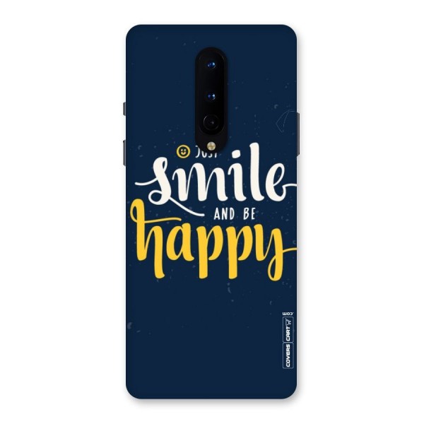 Just Smile Back Case for OnePlus 8