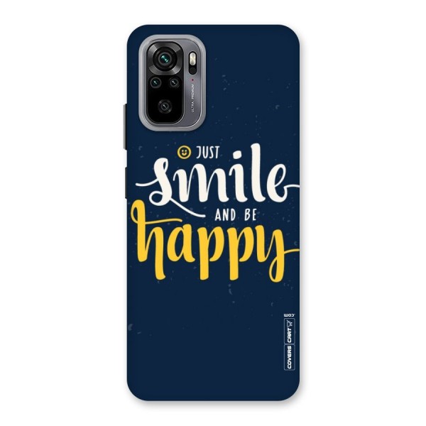 Just Smile Back Case for Redmi Note 10