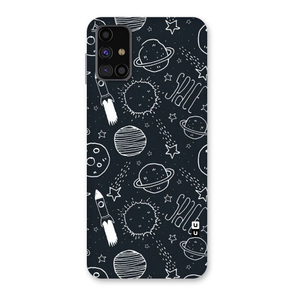 Just Space Things Back Case for Galaxy M31s