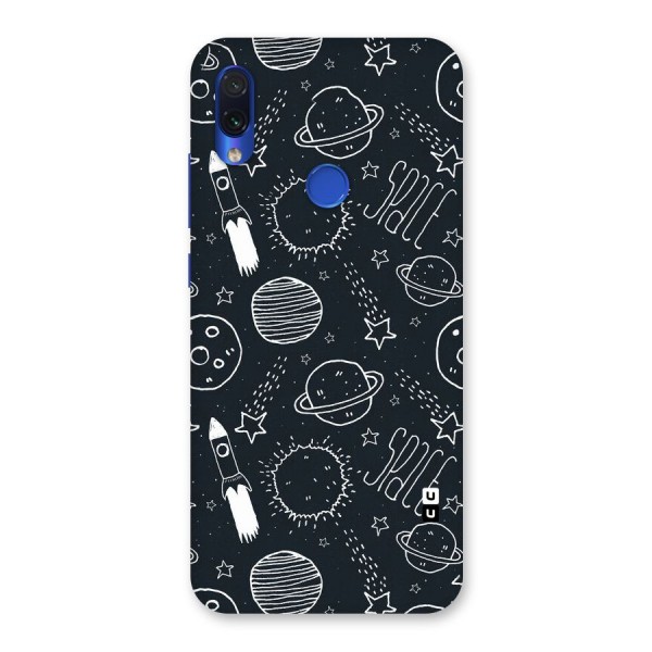 Just Space Things Back Case for Redmi Note 7